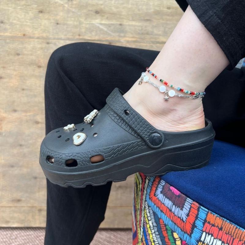 Crocs Tokalı Siyah