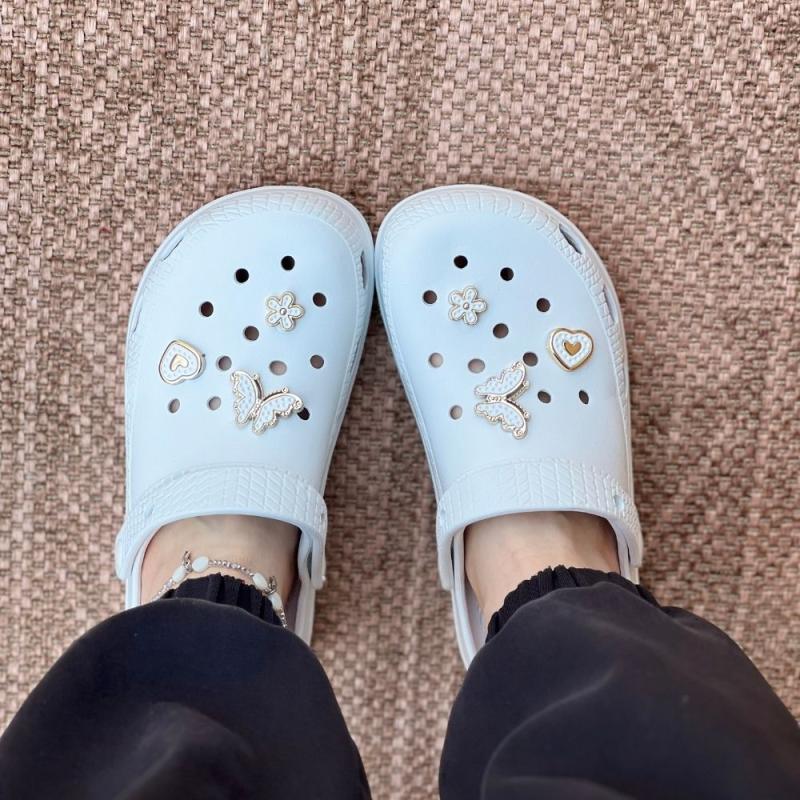 Crocs Tokalı Beyaz