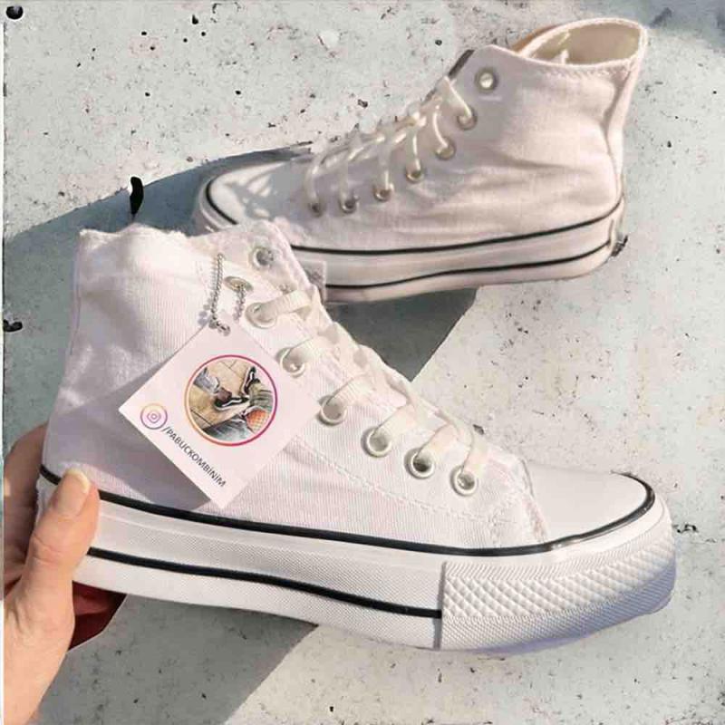 Converse Kalın Taban Beyaz