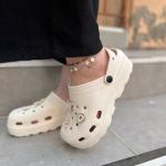 Crocs Tokalı Krem