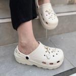 Crocs Tokalı Krem